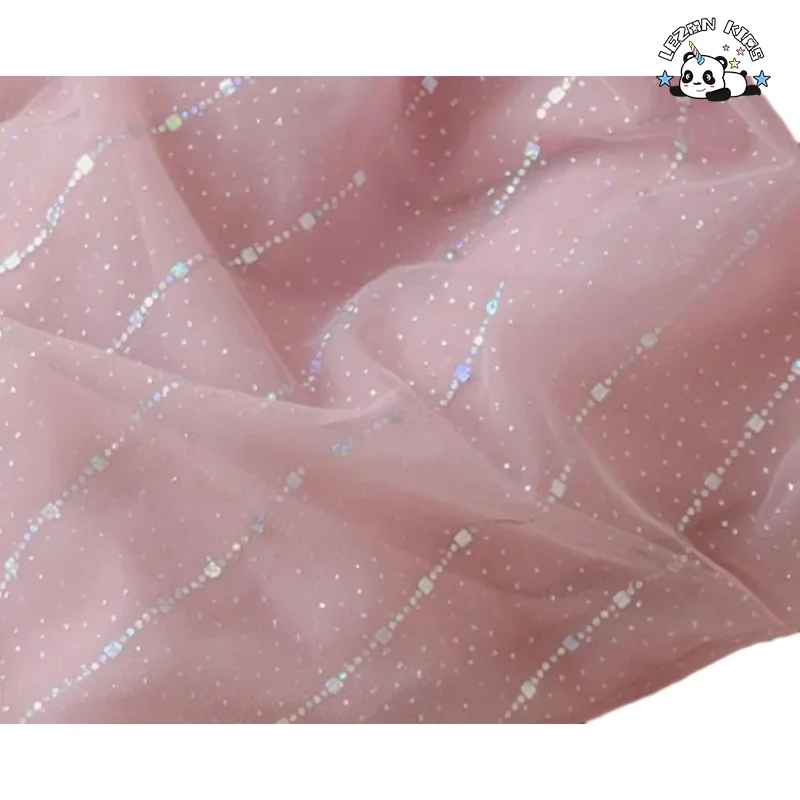 LEZONKIDS - Saia Longa de Tule com Estampa de Folha de Prata para Meninas, Personalizável, com Forro de Algodão Doce
